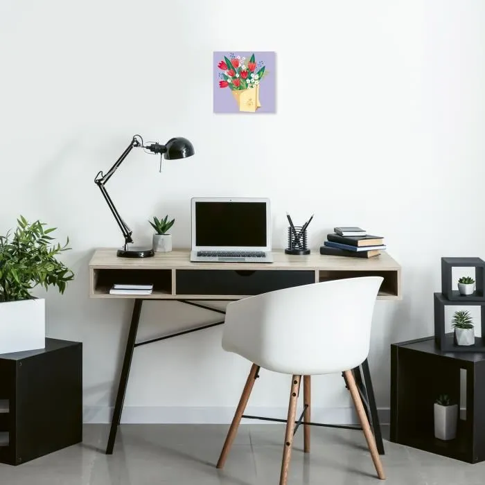 Ravensburger 25518 Ramo de tulipanes Pintar por números para Adultos, Ocio creativo 20x20 cm 3