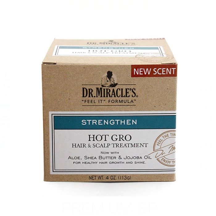 Dr. Miracle Hot Gro Tratamiento Regular 113 Gr - Rejuvenece el cuero cabelludo y activa el crecimiento del cabello