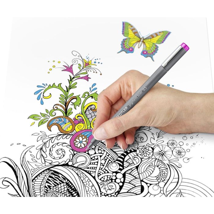 STAEDTLER pigment liner 0.5mm blau 1