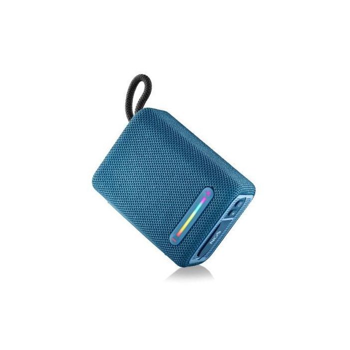 NGS Roller Furia 1 Altavoz Bluetooth 15W 2.0 Azul IPX6 TWS USB Carga Rápida Correa Transporte 1