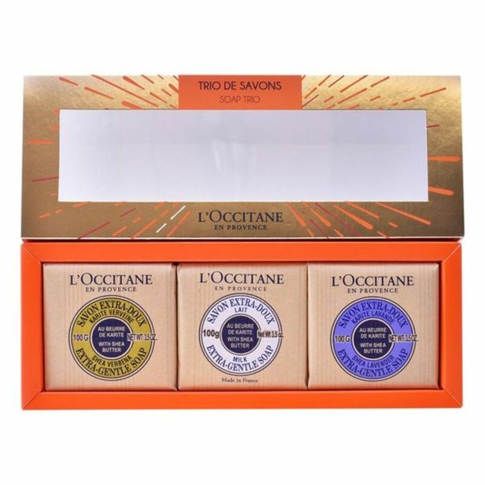 Set de Jabones Karite Verveine Lait L´occitane (3 uds)