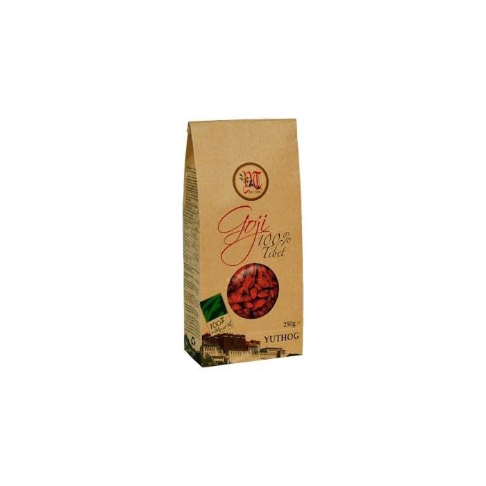 Yuthog Bayas de Goji 250Gr. Lycium Barbarum que aportan energía y vitalidad, con Vitamina A, C y hierro.