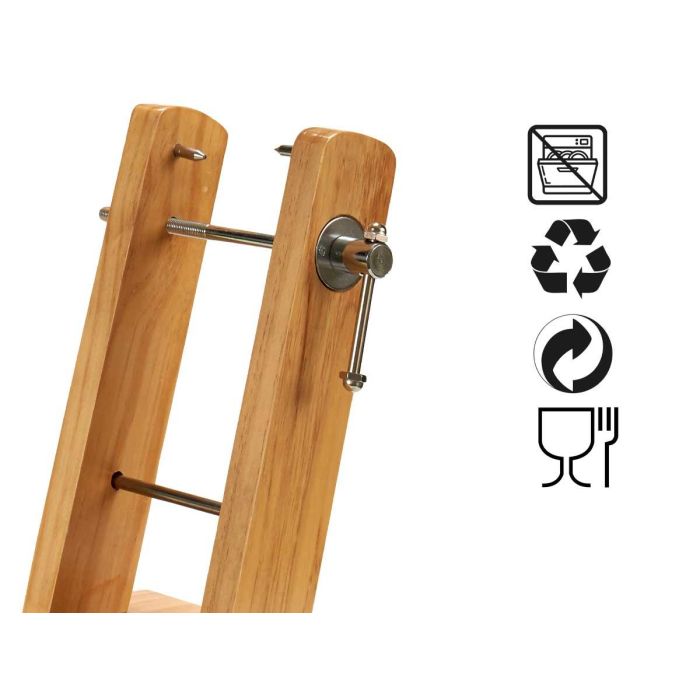 Jamonero Doble Brazo Madera Pino Kinvara 44.5x22.5x31 cm (6 Unidades) 3 Jamonero Doble Brazo Madera Pino Kinvara 44.5x22.5x31 cm (6 Unidades) 3
