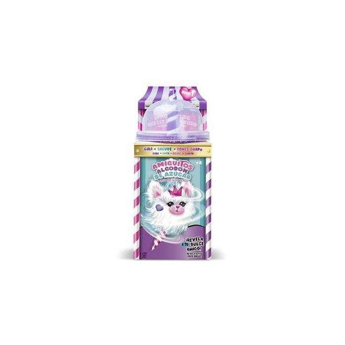 Juego peluche amiguitos algodón de azúcar.gira y agita el cono, descubrirás un peluche al que peinar, y customizar - modelos surtidos 1 Juego peluche amiguitos algodón de azúcar.gira y agita el cono, descubrirás un peluche al que peinar, y customizar - modelos surtidos 1