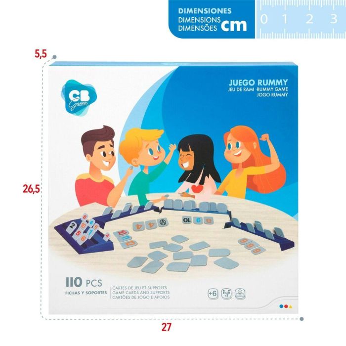 Juego de Mesa Colorbaby 26 x 3 x 10 cm (6 Unidades) 2 Juego de Mesa Colorbaby 26 x 3 x 10 cm (6 Unidades) 2
