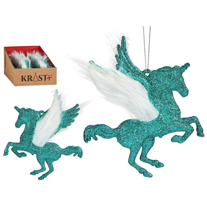 Adorno Árbol Navidad Unicornio Verde Menta Krist+ 13x13x2 cm (48 Unidades) Adorno Árbol Navidad Unicornio Verde Menta Krist+ 13x13x2 cm (48 Unidades)