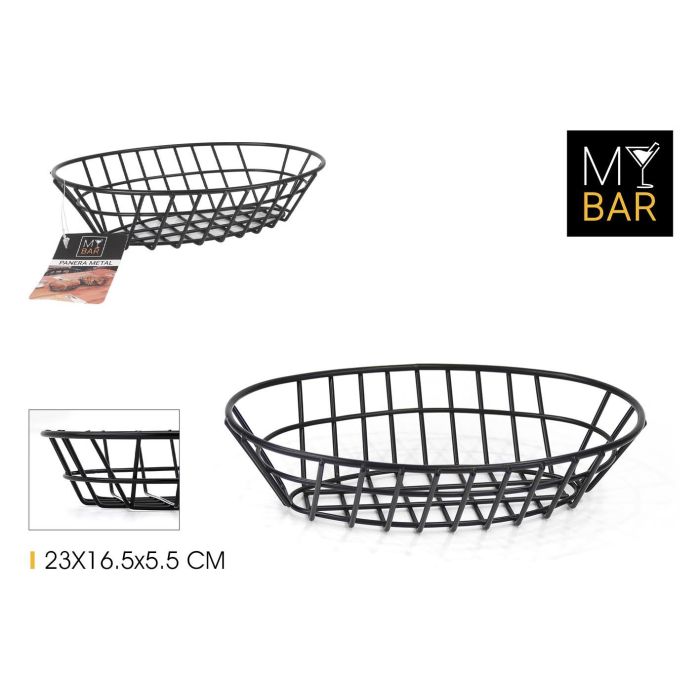 Panera Oval Metal 23x16.5x5.5 cm - My Bar (12 Unidades) Panera Oval Metal 23x16.5x5.5 cm - My Bar (12 Unidades)