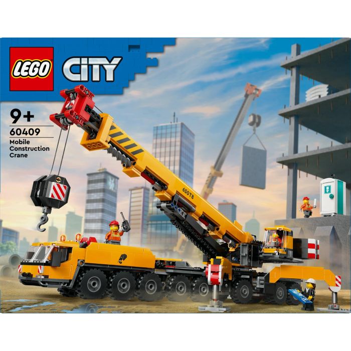 LEGO 60409 Grúa de Construcción Móvil Amarilla LEGO City, Set de Construcción de Juguete para Niños y Niñas, Regalo Perfecto 9