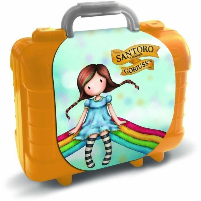 Multiprint 42136 Set de Viaje: 5 Sellos Gorjuss y 10 Lápices. Ideal para entretenimiento en movimiento.