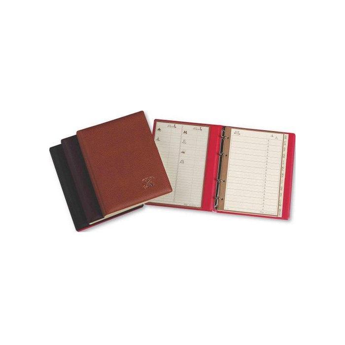 Listin Telefonico 4 Anillas Pardo 300 Burdeos