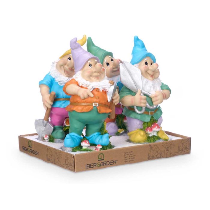 Figura Enano Surtidos Gr Ibergarden 18X42CM (4 Unidades) 3 Figura Enano Surtidos Gr Ibergarden 18X42CM (4 Unidades) 3