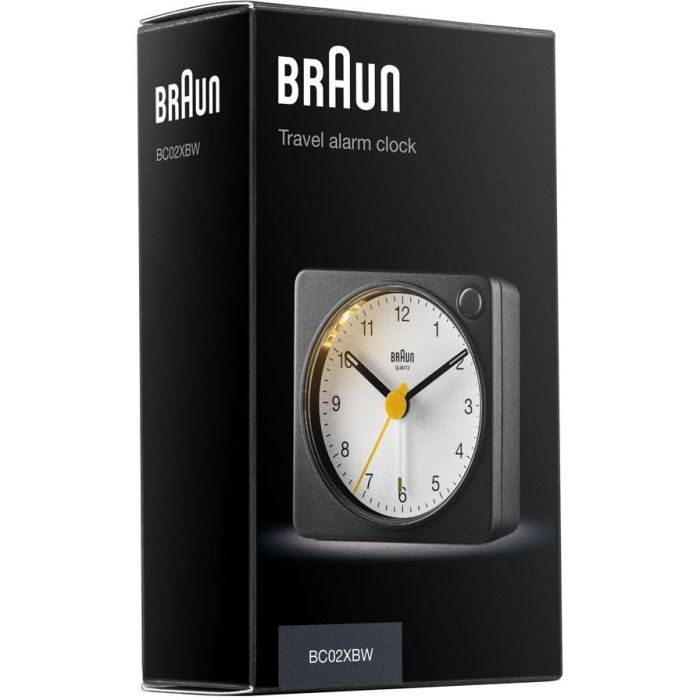 Braun BC 02 XBW Quarzwecker schwarz-wei Lichtf. 5