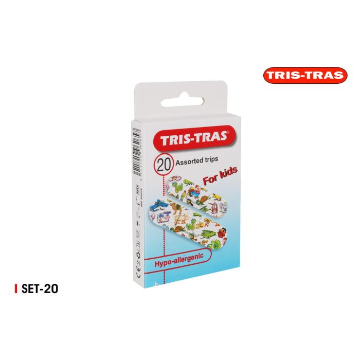 Set de 20 Tiras Infantiles Surtidas Tris-Tras (36 Cajas) Set de 20 Tiras Infantiles Surtidas Tris-Tras (36 Cajas)