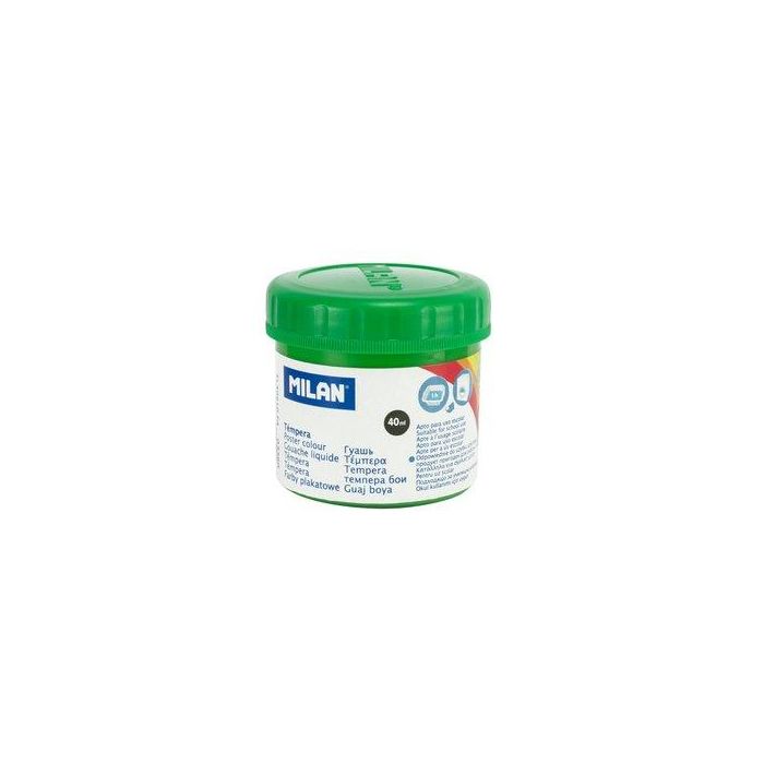 Tempera Milan 40 Ml (Bote) Verde Claro 6 unidades