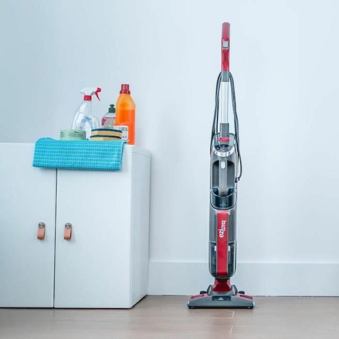 Aspiradora escoba a vapor - EZICLEAN - CYCLOSTEAM P320 - 1800 W - 35 g/min - 84 dB - 1 L - Negro/Rojo 12 Aspiradora escoba a vapor - EZICLEAN - CYCLOSTEAM P320 - 1800 W - 35 g/min - 84 dB - 1 L - Negro/Rojo 12