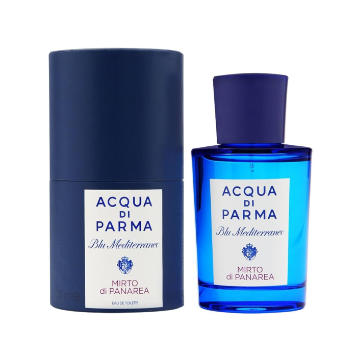 Acqua Di Parma Blu Mediterraneo Mirto di Panarea Eau de Toilette Unisex 75 ml - Fragancia Floral Acuática Fresca Mediterránea Acqua Di Parma Blu Mediterraneo Mirto di Panarea Eau de Toilette Unisex 75 ml - Fragancia Floral Acuática Fresca Mediterránea