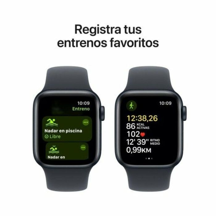 Apple Watch SE GPS 40 mm - Reloj Inteligente con Monitor de Ritmo Cardíaco, Resistente al Agua, iOS, Aluminio Reciclado 3 Apple Watch SE GPS 40 mm - Reloj Inteligente con Monitor de Ritmo Cardíaco, Resistente al Agua, iOS, Aluminio Reciclado 3
