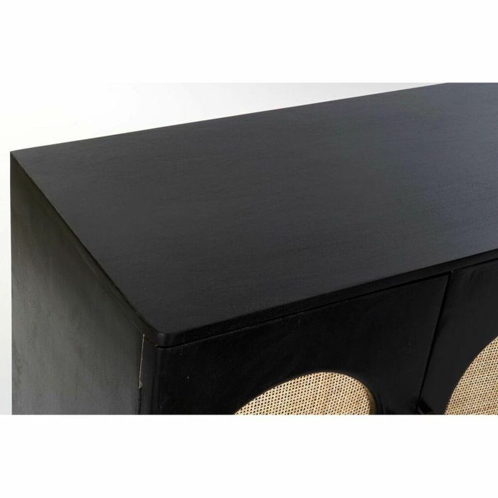 Buffet Moderno DKD Home Decor Negro Natural 40 x 65 x 150 cm 1