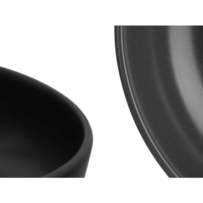 Plato Hondo Gres Negro 18 cm - Vessia (36 Unidades) 2 Plato Hondo Gres Negro 18 cm - Vessia (36 Unidades) 2