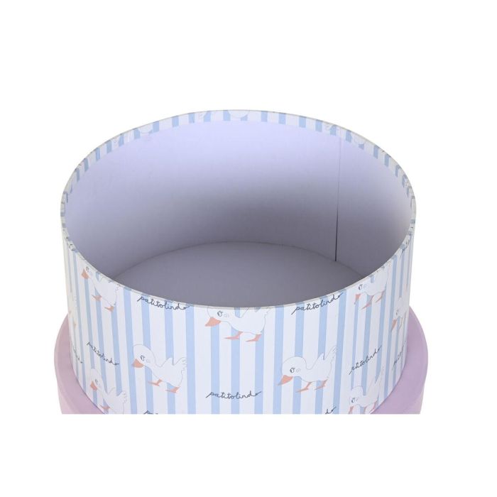 Caja Baby DKD Home Decor Rosa Azul 37.5 x 18 x 37.5 cm Set de 10 2 Caja Baby DKD Home Decor Rosa Azul 37.5 x 18 x 37.5 cm Set de 10 2