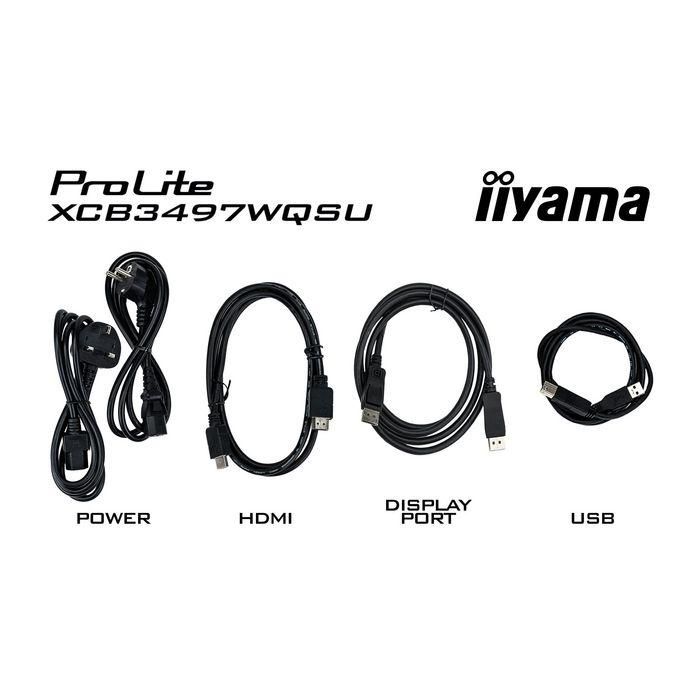 iiyama XCB3494WQSU-B1 Monitor Curvo 34 Pulgadas VA UWQHD 21:9 Flicker-Free Luz Azul 8