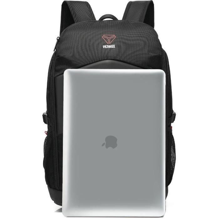 Yenkee YBB 1503 Mochila de Transporte SHIELD para ordenador portátil gaming de 15,6 pulgadas, resistente y con compartimento protector 2