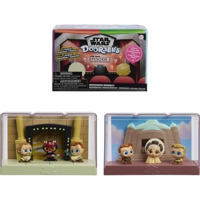 Star Wars STA0886144448720 Figuras de Colección Momento Cinematográfico en Pantalla Grande 6 Escenas, 3 Personajes a partir de 5 años 1