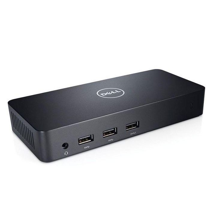 Dell D3100 EU Estación de Acoplamiento USB 3.0 Ultra HD 4K Triple Video para Portátil, 3 Monitores, 3x USB 3.0, Ethernet 1 Dell D3100 EU Estación de Acoplamiento USB 3.0 Ultra HD 4K Triple Video para Portátil, 3 Monitores, 3x USB 3.0, Ethernet 1
