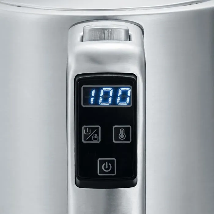 Severin WK3418 Hervidor de Agua 1.7 L con Temperatura Ajustable hasta 100 °C, Pantalla LCD, Acero Inoxidable 2 Severin WK3418 Hervidor de Agua 1.7 L con Temperatura Ajustable hasta 100 °C, Pantalla LCD, Acero Inoxidable 2