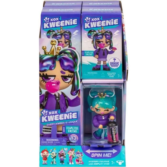 Xox Kweenie Muñeca Sorpresa Serie Fearless XOX0630996304006 13 cm 13 Modelos para Coleccionar Modelo Aleatorio 2