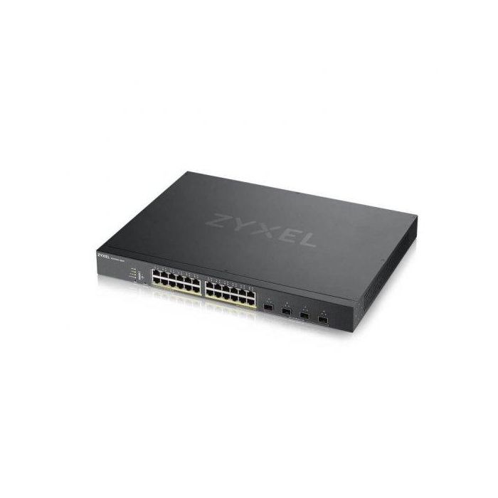 Zyxel Switch 28 Puertos XGS1930-28HP - EU0101F 24, 24x Gigabit, 4x SFP+, NebulaFlex, 10G, L3, PoE, Negro 2