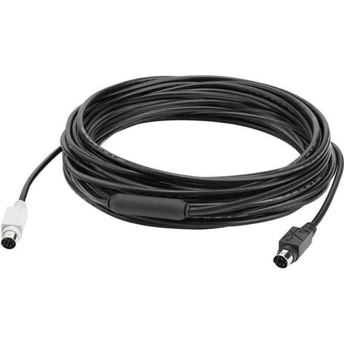 Logitech Cable Extensor Mini-DIN-6 M/M 10 m para Logitech GROUP 0 Logitech Cable Extensor Mini-DIN-6 M/M 10 m para Logitech GROUP 0