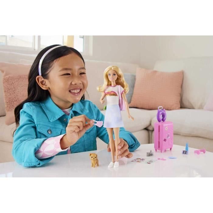 Barbie ¡Vámonos De Viaje! Malibú Hjy18 Mattel 2 Barbie ¡Vámonos De Viaje! Malibú Hjy18 Mattel 2