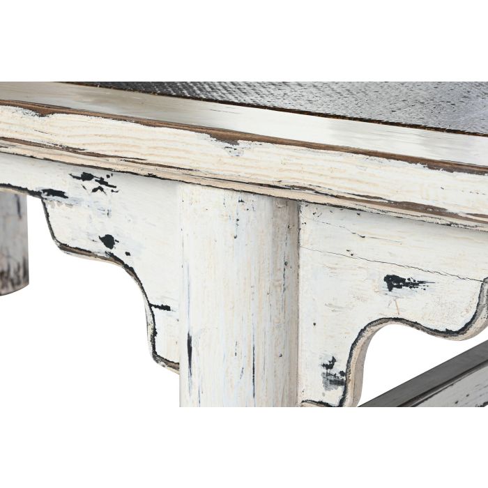 DKD Home Decor Mesa Centro Item Home Blanco Marron 167 x 90 x 50 cm 5 DKD Home Decor Mesa Centro Item Home Blanco Marron 167 x 90 x 50 cm 5