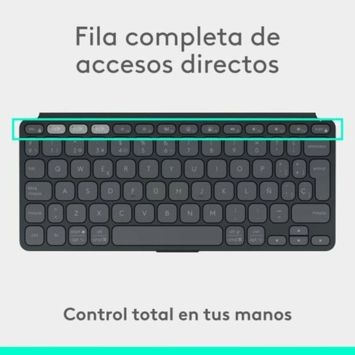 Teclado Logitech Negro Qwerty Español QWERTY 1