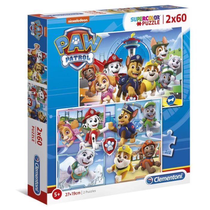 Puzzle Patrulla Canina Paw Patrol 2x60pzs 1