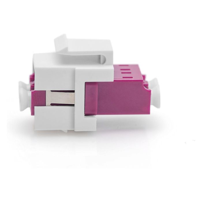 Digitus Acoplamiento Fibra Óptica LC/LC Duplex Multimodo OM4 Módulo Keystone Violeta Plástico 2