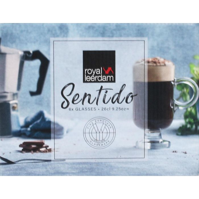 Set de 6 Tazas para Café con Leche Senti 26 cl - Royal Leerdam (4 Cajas) 3 Set de 6 Tazas para Café con Leche Senti 26 cl - Royal Leerdam (4 Cajas) 3