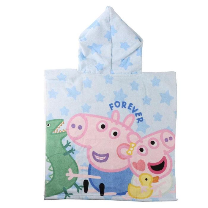Poncho toalla Peppa Pig microfibra 1