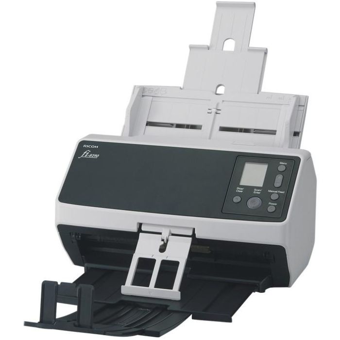Ricoh fi-8190 Escáner Documentos - 90 ppm, Escaneo Dúplex, ADF + Alimentación Manual, Gris/Negro 11