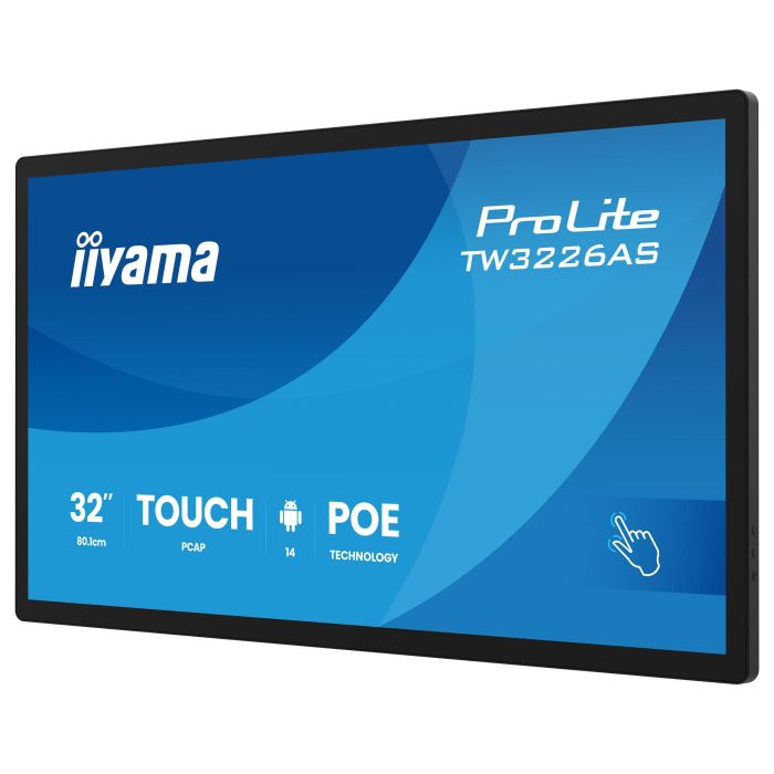 Iiyama TW3226AS-B3P Panel PC Android 14 32" Full HD VA Panel Táctil Capacitivo 10 Puntos Octa-Core RK3576 4GB/32GB 430cd/m2 24/7 4