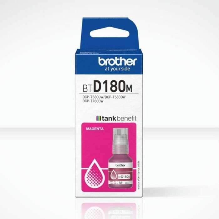 Brother BTD180M Botella de Tinta Original Magenta para Impresoras con Tanque de Tinta de Alto Rendimiento - 5000 Páginas 1