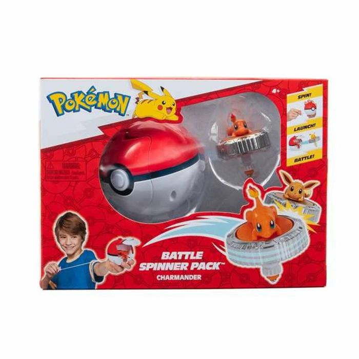 Jazwares Pokemon Battle Spinner: Incluye Peonza y Figura. ¡Prepárate para Girar, Lanzar y Batallar! Modelos Surtidos, Edad 4+ 3 Jazwares Pokemon Battle Spinner: Incluye Peonza y Figura. ¡Prepárate para Girar, Lanzar y Batallar! Modelos Surtidos, Edad 4+ 3