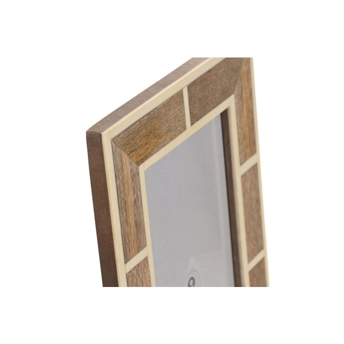 Marco Foto 13X18 Urban DKD Home Decor Natural Blanco 1.8 x 24 x 19 cm 1