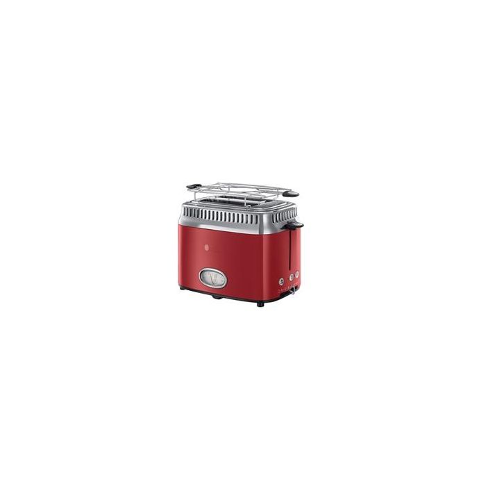 Russell Hobbs 21680-56 Tostador Retro Ribbon Rojo con 2 Rebanadas y Control de Tueste 0 Russell Hobbs 21680-56 Tostador Retro Ribbon Rojo con 2 Rebanadas y Control de Tueste 0