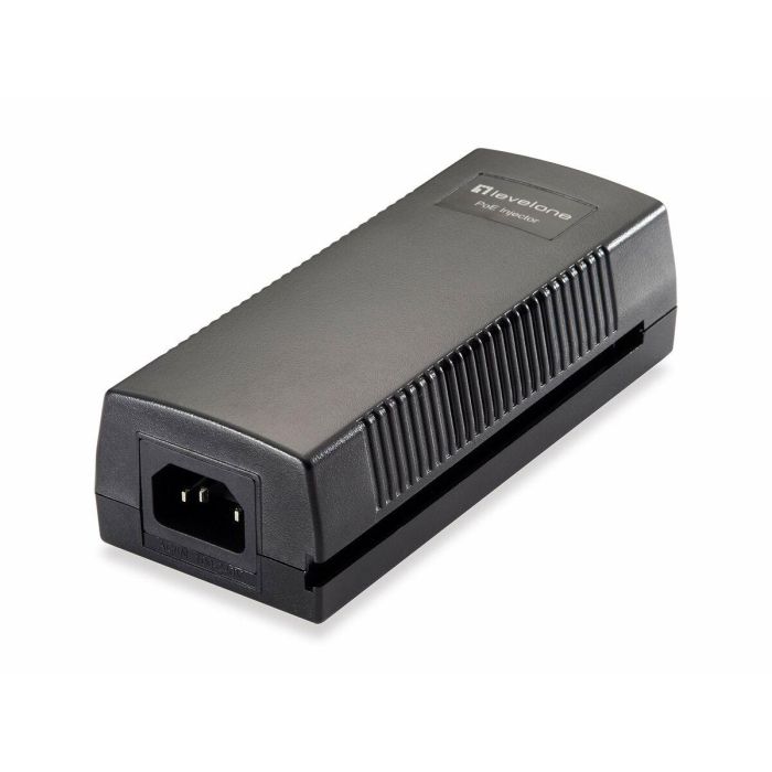 LevelOne POI-3010 Inyector PoE+ Gigabit Ethernet 30W con Estándares IEEE 802.3af/at para Conectividad de Red Fiable 5