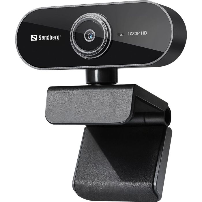 Sandberg Webcam USB Flex 1080P HD Full HD con Micrófono Integrado para Videollamadas, Imagen Nítida y Definida, Plug & Play 1 Sandberg Webcam USB Flex 1080P HD Full HD con Micrófono Integrado para Videollamadas, Imagen Nítida y Definida, Plug & Play 1