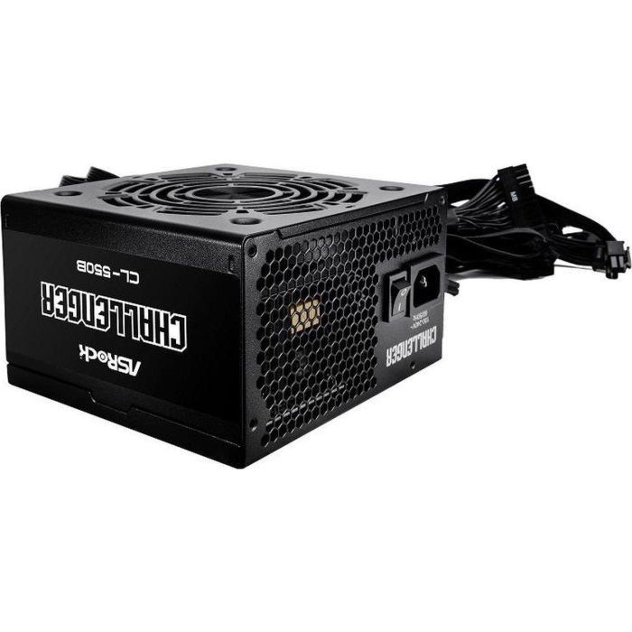 FUENTE ALIMENTACION ASROCK CL-550B,PSU,550W,80 PLUS BRONZE,120MM,ACTIVE PFC,PCI-E (6+2 pin)x4,SATA (5 pin)x4 4 FUENTE ALIMENTACION ASROCK CL-550B,PSU,550W,80 PLUS BRONZE,120MM,ACTIVE PFC,PCI-E (6+2 pin)x4,SATA (5 pin)x4 4