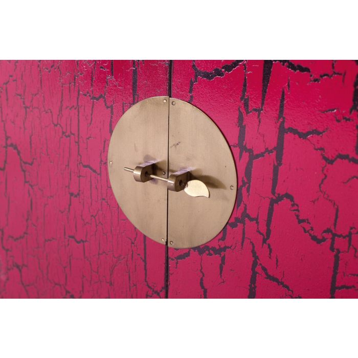 Aparador Japonés GINER Y COLOMER Rojo Madera de Mango y MDF 90x150x40 cm 3