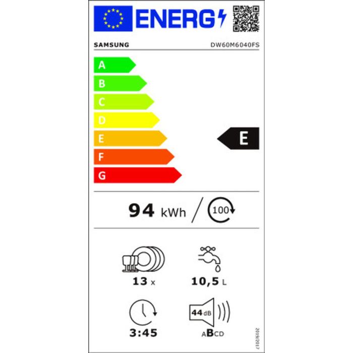 Lavavajillas Samsung DW60M6040FS/EC Acero 60 cm 1